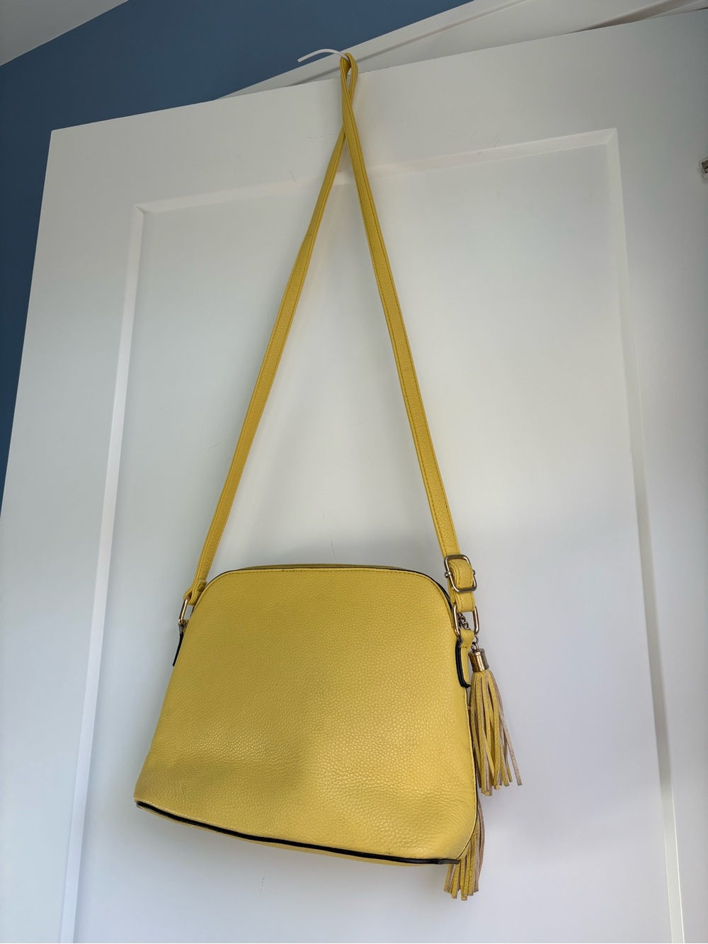 DASEIN | Yellow Crossbody Shoulder Bag With Built in Money Pouch - Picture 7 of 17